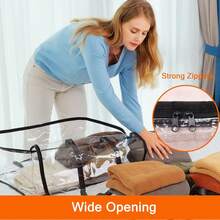 Foldable Storage Bags - Clear - View 5