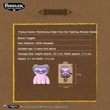 Spin Master Official Molar Monster "Naughty Kid" Series: Cute Plush Doll, Quirky Collectible - 15750E - View 5