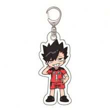 BOOMCOMIC 1pc/4pcs Cute Volleyball Team Character Acrylic Keychain - Hinata Shoyo, Kageyama Tobio, Tsukishima Kei, Sawamura Daichi, Sugawara Koushi, Cute Pendant, Unisex, Suitable For Backpacks, Keys, Car Decor, Fan Gifts, Y2K Fashion, Durable, Lightweight, Vivid, Double-Sided Printing, High-Definition Material, Creative Accessory, Everyday Use, Party Decor, Collection - Multicolor - View 18