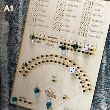 全新现代简约设计棒球骰子棋盘游戏 - 彩色 - 查看 2