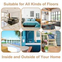 Spin Mop And Bucket Set Non-Tilting 5-Gallon Mop Bucket With Wringer Mops For Floor Cleaning + Extra 6PC Mop Heads, Detachable Splash Guard Spin Basket, Extendable Silent Telescopic Handle - 彩色 - 查看 7