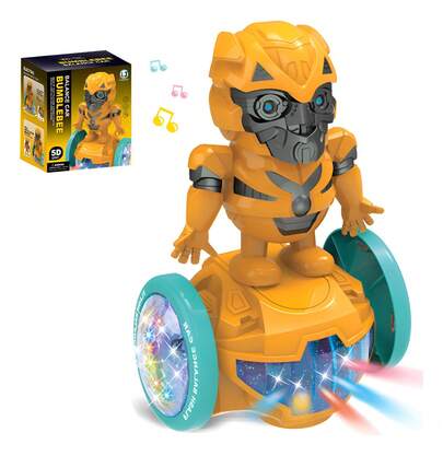 TendenciaSpiderman Robot Bailando Luz Musical Muñeco Eléctrico Niño Dahuangfeng AmarilloCalidad premium