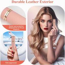 高级合金香水补充瓶，底部注油设计，优雅旅行喷雾器，奢华便携喷雾器，防漏香水盒