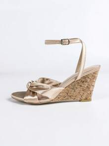 Giày sandal đế xuồng mũi tròn màu hồng đa năng dành cho nữ, thích hợp cho các buổi tiệc tùng, hộp đêm và sinh hoạt hàng ngày. - Hồng - Xem 6