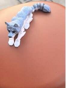 3D打印可活动关节哈士奇桌面手工摆件 - 多色-灰白色 - 查看 7