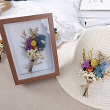1/3/5/7/9pcs Boho Dried Flower Bouquet Mini Wedding Handmade Dry Flowers Decor For Vase Crafts DIY Photo Boutonniere For Men Floral Plant Wedding Home Accessories Arrangement Bouquet Valentine'S Day Gift - F11 - View 1