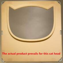 2-Tier Enclosed Cat Cage With Tunnel, Versatile Cat Bed For All Seasons, Provides Sense Of Security For Cats - Multicolor - View 8