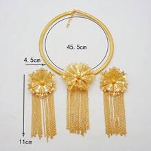 Fashion Jewelry Sets For Women Earrings And Necklace Set Stylish And Elegant Accessory Combo - BJ1306AA6 - View 2