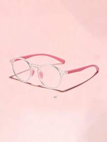 儿童时尚眼镜框，纯色设计，硅胶鼻托，PC材质镜框 - 男女通用儿童眼镜 - 彩色 - 查看 13