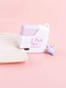 1PC Mini Portable Square Beautiful Stapler - Desktop Office School Supplies & Gift For Students,Study Material Binding Tool - Multicolor - View 9