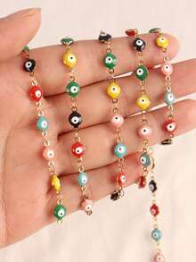 1米不锈钢眼链，DIY项链手链饰品制作配件 - 1米#眼睛鏈條 - 查看 5