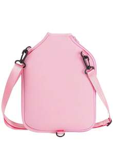 Neoprene Pickleball Paddle Bag Water-Resistant Pickleballs Paddles Cover Protector With Adjustable Removable Strap For 1-2 Paddles Fits Most Paddles, Rackets - Pink - View 3