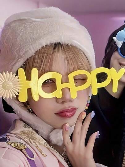 1 Cặp kính hình hoa cúc ngộ nghĩnh - Phụ kiện chụp ảnh đáng yêu, thích hợp cho ảnh bạn bè, dã ngoại, tiệc tùng, sinh nhật và các sự kiện theo chủ đề, thiết kế vui tươi và dễ thương.