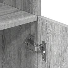 vidaXL Armário de cozinha sonoma cinzento 57x41,5x131,5 cm bois ingénierie - Cinza - Ver 8