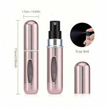 4pcs 5ml Refillable Perfume Bottles, Mini Portable Aluminum Spray Bottle For Perfume Perfume Bottle Perfume Refillable Bottle - 彩色 - 查看 6