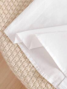 Boys' Classic Collared Shirt, Spring - White - View 5