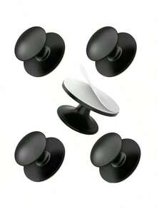 1/5 Packs Self Adhesive Cabinet Knobs, No Drilling Self Stick Drawer Knob, Stick-On Kitchen Cabinet Stainless Steel Handle Pull For Window, Wardrobe, Dresser, Cupboard, Closet - Multicolor - View 15