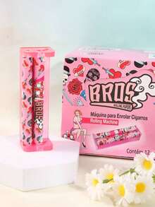 1pc, 78mm/110mm/3inch Fashion Printed Rolling Machine, Household Manual Rolling Machine, Portable Roller Filler, …Easy Manual Rolling Machine Tools, Random Detail Patterns,Household Gadget, Christmas Gifts, Valentine's Day Gift, New Year's Gift - Multicolor - View 3