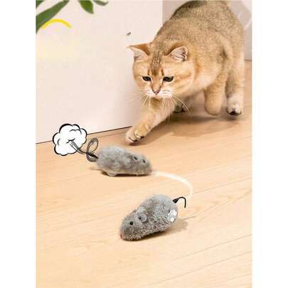 Đồ chơi cho mèo (1 món), hình mèo và chuột nghịch ngợm, chất liệu nhung mềm mại, giúp mèo tự giải trí, giảm buồn chán, loại bỏ sự nghịch ngợm của mèo con, đồ dùng cho thú cưng.