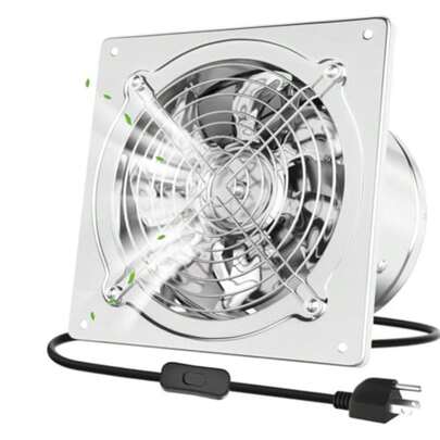 mhjVentilador de Escape YOMYM 8 Pulgadas Extractor de Aire para Cocina y Baño Acero Inoxidable Silencioso Industrial 2800 r/minsleeping Bags