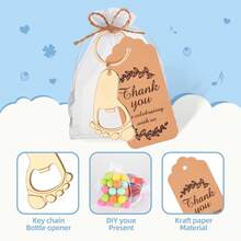 Baby Party Supplies - Gold - View 3