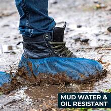 20pcs/10 Pairs Disposable Anti-Slip Shoe Covers, One-Time Foot Protectors, Suitable For Hospital, Lab, Cleaning, Home - Indoor & Outdoor Hygienic Shoe Covers, Lightweight Indoor Shoe Covers, Breathable Material, Protect Shoes, Applicable For Party, Birthday, Hotel, Office, Indoor Carpet Protection (Slight Color Difference May Exist) - Multicolor - View 2