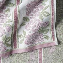 By  Wallpaper Hand Towel, Soft 100% Cotton, Rose Pink - Rose Pink - View 6