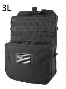 YAKEDA Attachable Water Bag, MOLLE Auxiliary Bag, Multi-Function Storage Pouch - Outdoor Portable Multi-Function Storage Bag With Water Bag, Layered Design, Hook And Loop For Attaching Various Patches - Multicolor - View 13