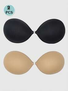 2/1 paire de coussinets adhésifs pour soutien-gorge pour femmes, convient pour un port quotidien - Multicolore - Voir 21