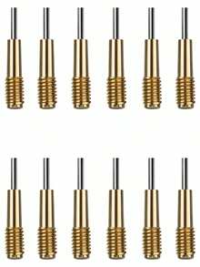 12个不锈钢替换表带销，表带调节工具，表带拆卸器，珠宝和手表维修工具，专业手表维修工具，用于调节表带和维修手表，直径0.8毫米