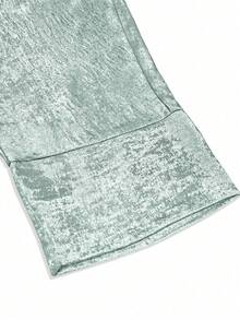 优雅大码渐变色睡袍，轻盈梭织涤纶面料，无弹力，长蝙蝠袖，适合所有季节，休闲中东风情，周末休闲之选。