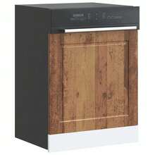 vidaXL Panneau de lave-vaisselle Porto vieux madera 60x1,5x67 cm - Marrón - Ver 2