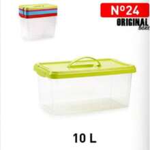 Transparent Sealed Plastic Storage Box, Household Organizer Box, Clothes & Miscellaneous Items Storage Box (Random Color) - Multicolor - View 13
