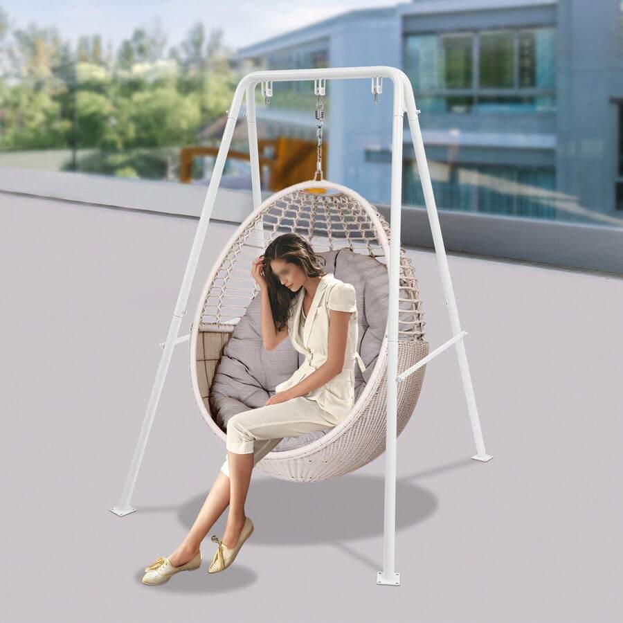 YUNRUX Fitness Equipment And Swings - White - View 1