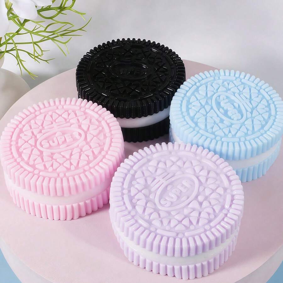 1/4 Cookie Shaped Stress-Relieving Toy, Squishy Cookie-Like Soft And Cute Toy, Anxiety-Relieving Sensory Toy, Soft Stress-Relieving Toy, Adult Stress-Relieving Squeeze Toy, Taba Soft And Cute Toy, Fufu Soft And Cute Toy (Random Color). - Nhiều màu - Xem 1