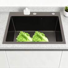 YUNRUX Kitchen Sinks - Black - View 7