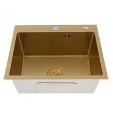 YUNRUX Kitchen Sinks - Gold - View 7
