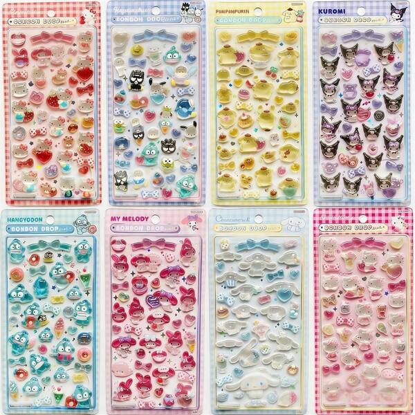 1pc Cartoon Kawaii Stickers For Teenage Girls And Boys | Self Adhesive Stickers For Diary, Phone Case Decoration, And Student Notebook DIY, Reusable Decoration, Ramadan, Back To School Season, Valentine's Day Gifts, Ladies' Favorite Shapes, Best Choice For Daily Gifts, Party Decoration