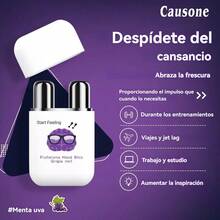 TendenciaTonificación Nasal De Menta,barra Energía De Doble AgujeroCalidad premium - Uva Y Menta - Ver 5