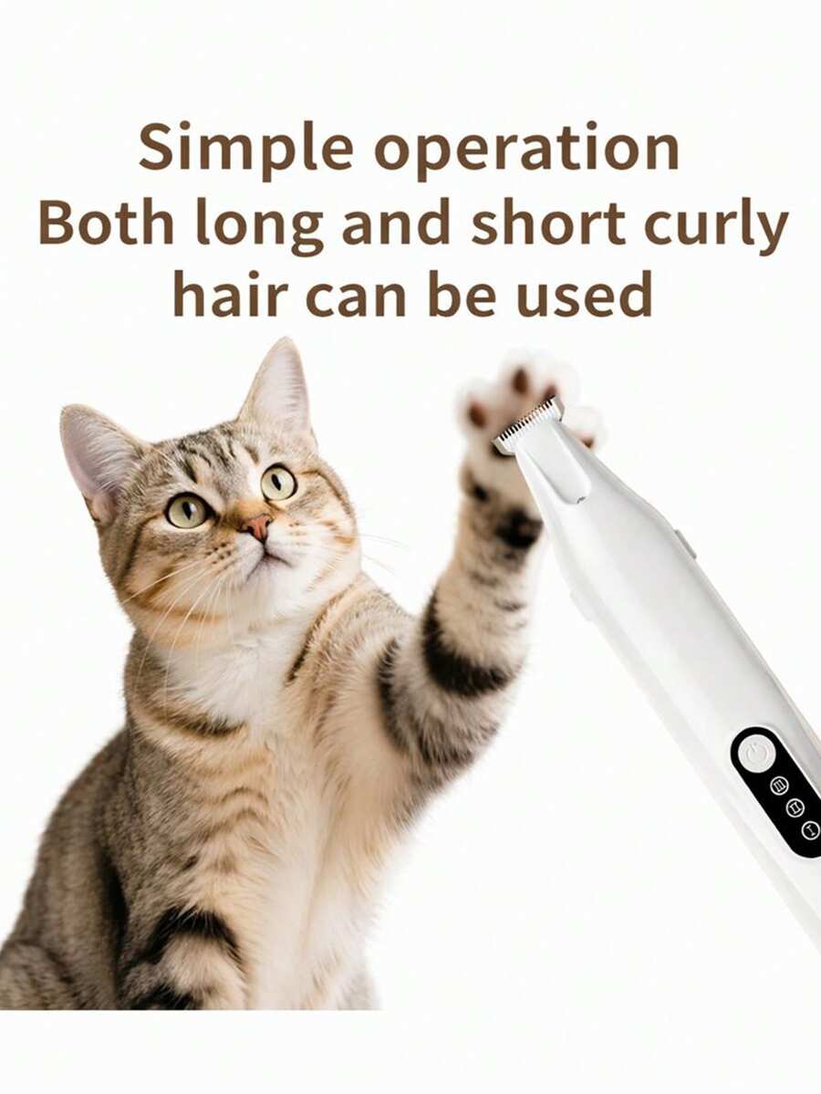 Pet Clippers For Cats And Dogs - Electric Trimmer For Paw Hair Removal Professional Grooming Clippers For Dog And Cat Hair Trimming