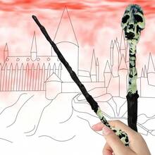 TendenciaVarita Mortífago Cráneo Cosplay  Disfraz de Halloween Calidad Premium - Negro - Ver 2