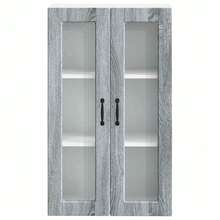 vidaXL Armário de cozinha com étagère Gris Sonoma 60 x 31 x 100 cm - Cinza - Ver 6