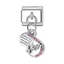 Italian Module Creative DIY Steel Base Jewelry Silver Pendant Handmade Craft Bracelet Accessories Bangle - 21 - View 9
