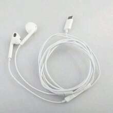 OEM Apple USB-C Type-C Handsfree Earphones For IPhone 16 17 Pro Pro Max Plus |     Original Wired EarPods With Built-In Mic & Remote |     High-Quality In-Ear Headphones For Clear Calls, Music & Gaming |     Comfortable Fit |     Bulk Packaging |     OEM Apple Accessory - 白色 - 查看 2