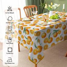 1pc/10pcs Colorful Donut Tablecloth Decorative Cloth, Suitable For Dinner And Picnic, Waterproof And Easy To Clean Tablecloth For Dining Table Party, Rectangular Home Decor For Dining Table, Bar, Coffee Table, Outdoor Picnic, Restaurant Patio, Party Decor, Gift For Holidays, Indoor And Outdoor Use, Available In Multiple Sizes - Multicolor - View 3