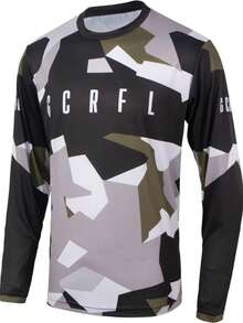 GCRFL Men Cycling Jersey Shirt Short/Long Sleeves Downhill, Off-Road, MTB Jersey Racing Riding Mountain Bike Motocross Shirt