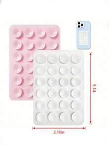 3个/1个硅胶吸盘手机壳支架，Octobuddy品牌粘性手机支架，适用于万圣节、圣诞节和其他节日，可作为礼物赠送，是理想的视频录制和摄影工具，也是生日、送给家人和朋友的理想礼物，是完美之选。 - 多色 - 查看 10