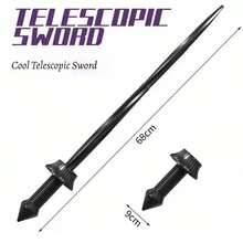 1件 2026新年爆款3D打印伸缩剑，螺旋收缩武士刀重力伸缩刀玩具，多种伸缩刀型，酷炫玩具，送朋友的礼物，决斗游戏，趣味玩具，绝佳礼物 - 彩色 - 查看 9