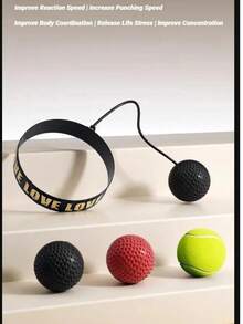 LOTANK Boxningsboll för barn och vuxna med reflexformad pannband, roligt interaktivt boxningsträningsspel för föräldrar och barn, förbättrar reaktionshastigheten, hand-öga-koordination, boxningsboll för barn, motion och familjeband