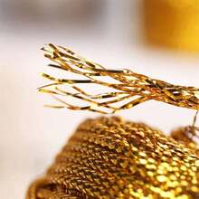 1.5mm 100M Gold Silver Macrame Cord Rope String For Gift Wrapping, Hanging Ornaments, And Party Supplies, Sewing DIY Rope Ribbon Crafts Twine Twisted Thread Home Decoration Valentine's Day - Nhiều màu - Xem 4